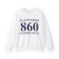 Glastonbury 860 Connecticut // Glastonbury Connecticut unisex sweatshirt // finding connecticut 