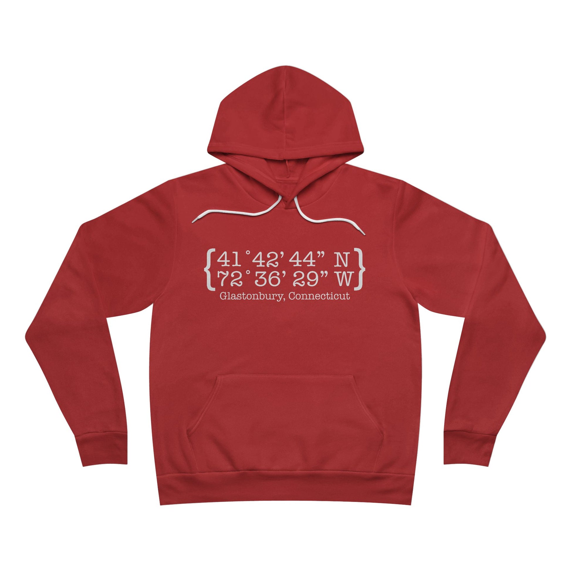 Glastonbury Coordinates // Glastonbury CT unisex hoodie sweatshirts  // finding connecticut 