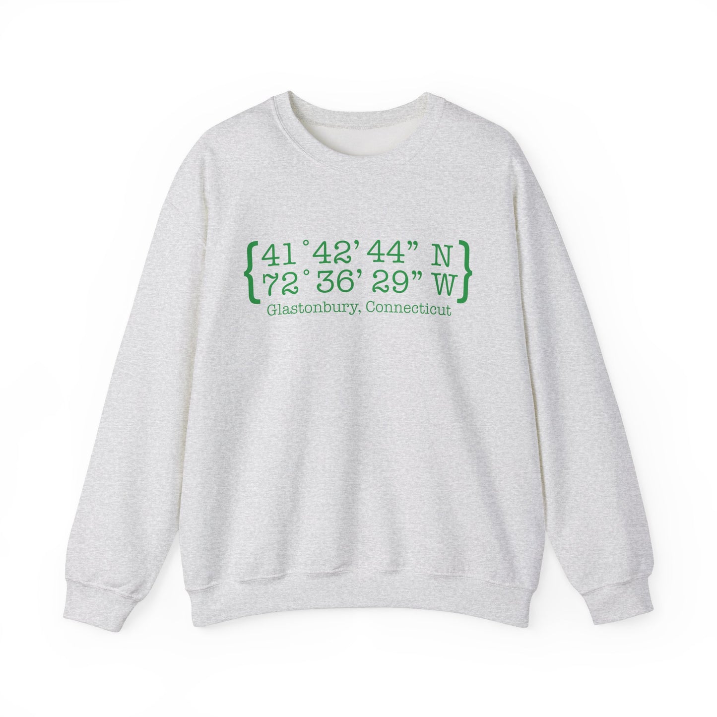Glastonbury Coordinates // Glastonbury Connecticut unisex sweatshirts // finding connecticut 