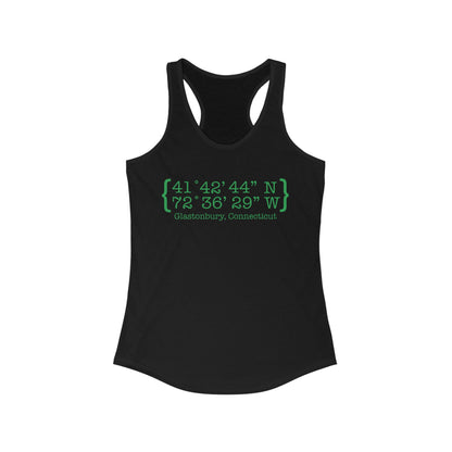 Glastonbury Coordinates // Glastonbury Connecticut women's tank top shirts  // finding connecticut 