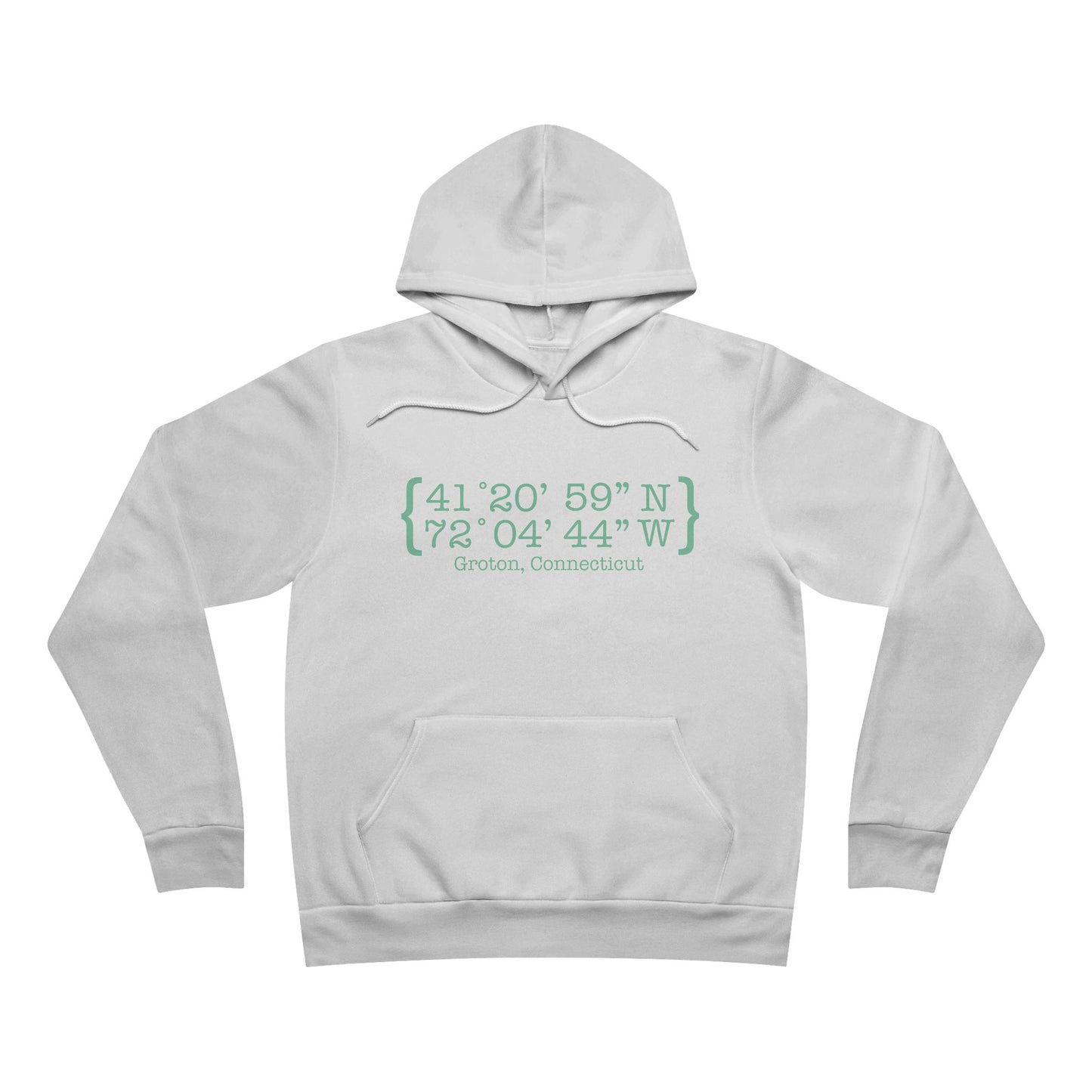 Groton Coordinates // Groton Connecticut unisex hoodie sweatshirt //  finding connecticut 
