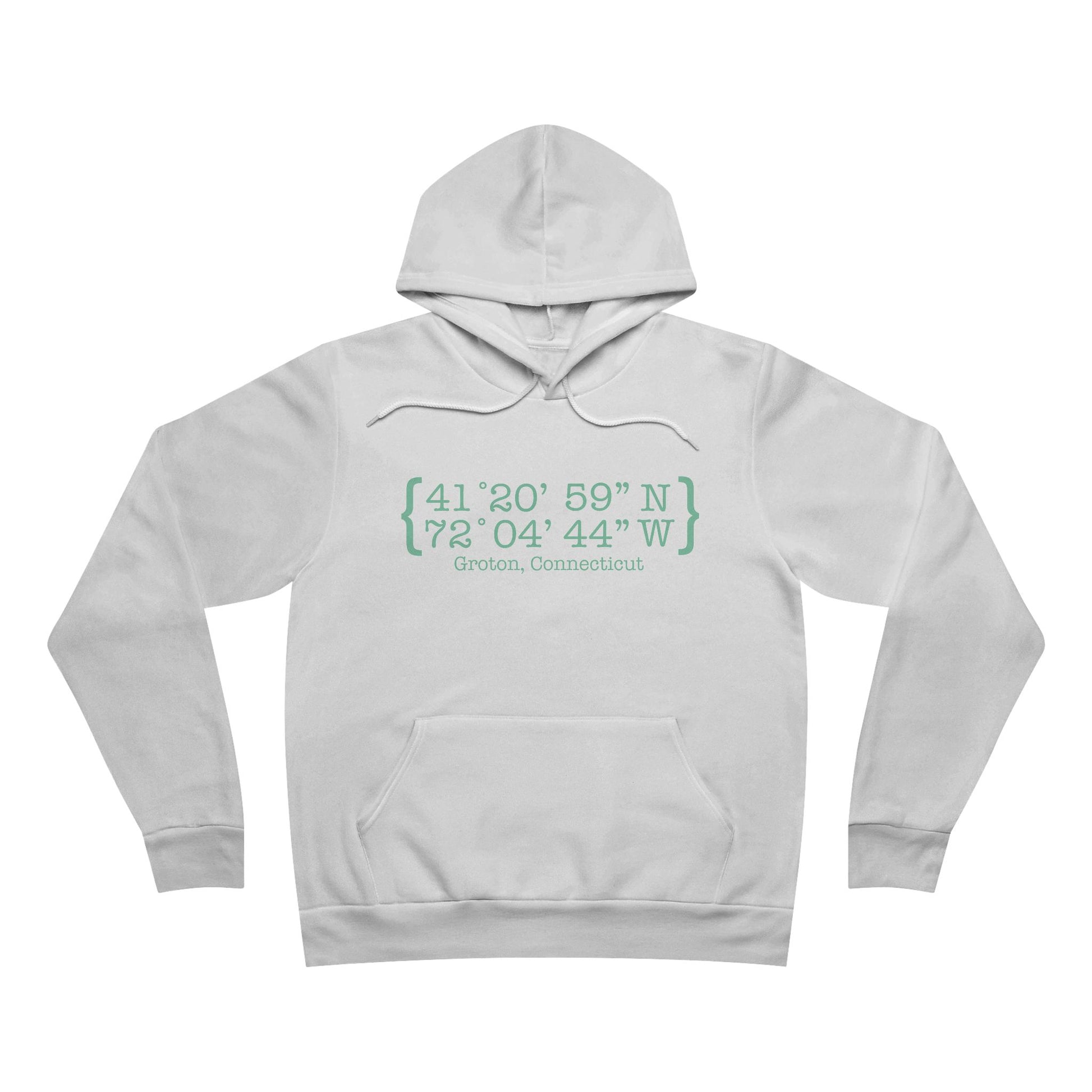 Groton Coordinates // Groton Connecticut unisex hoodie sweatshirt //  finding connecticut 