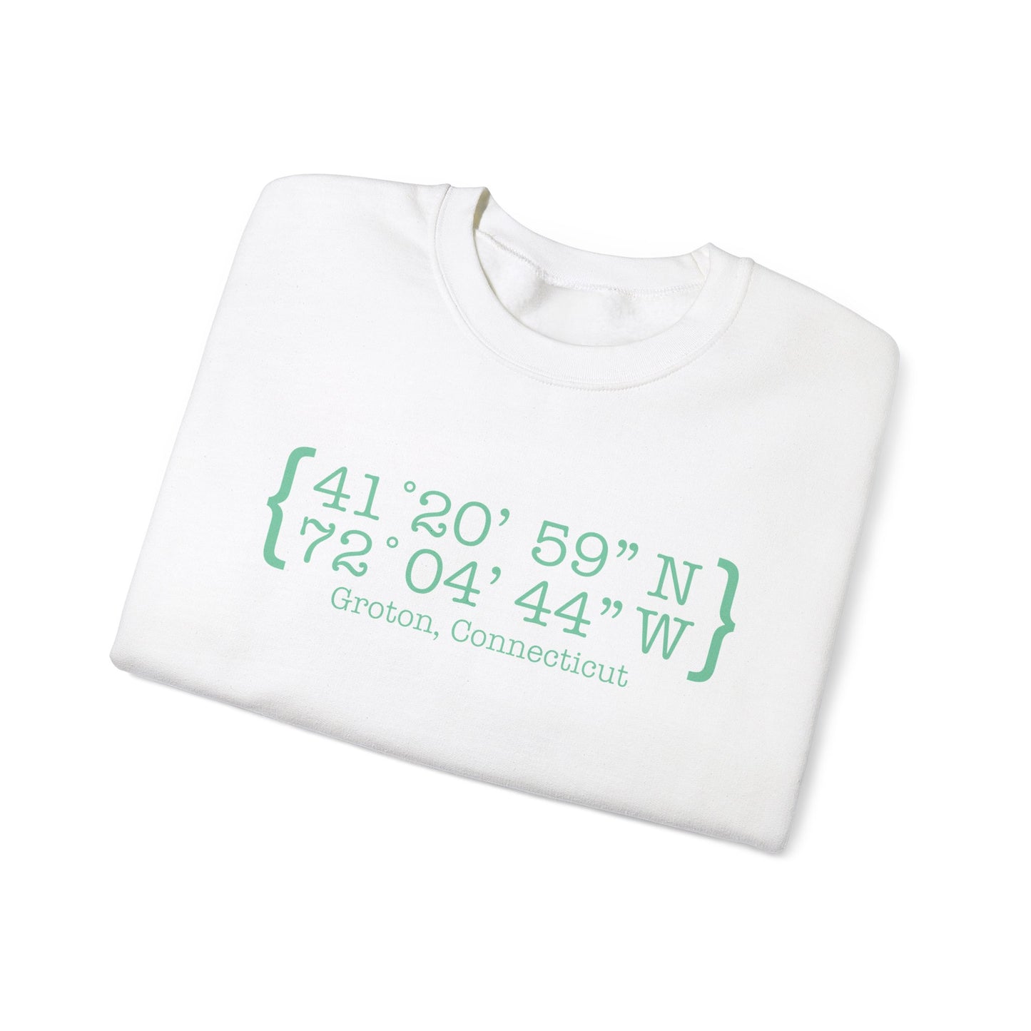 Groton Coordinates // Groton Connecticut unisex  sweatshirts / finding connecticut 