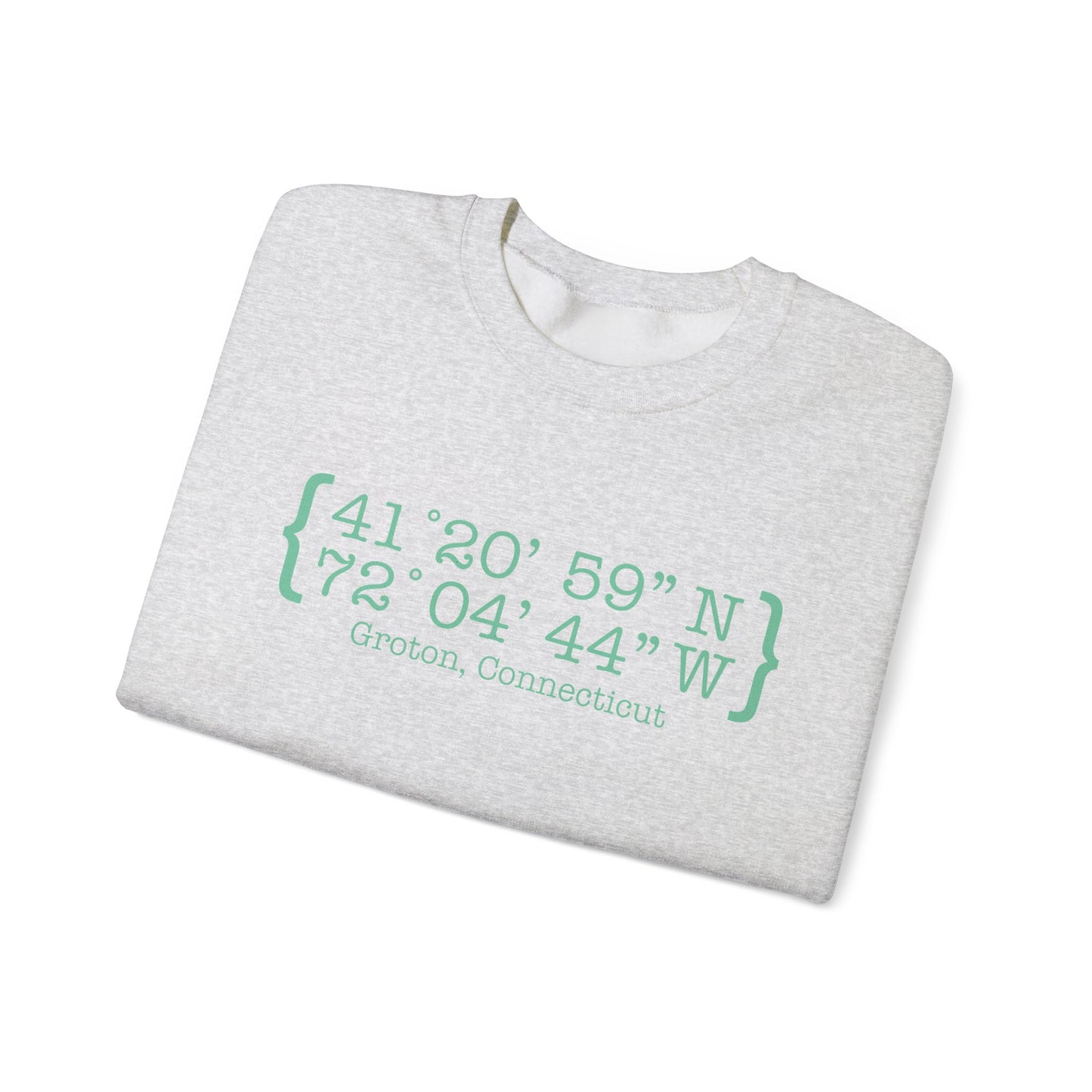Groton Coordinates // Groton Connecticut unisex  sweatshirts / finding connecticut 