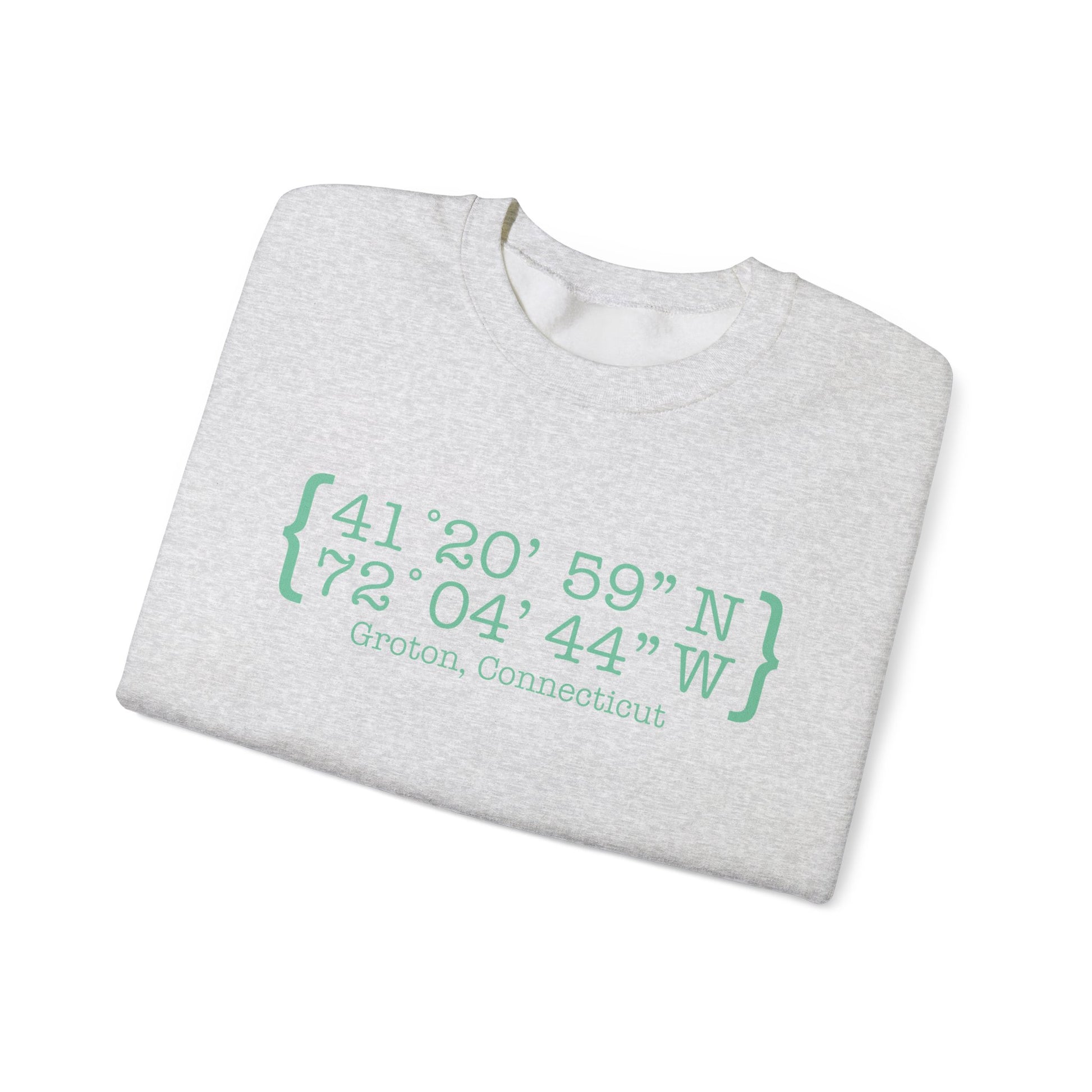 Groton Coordinates // Groton Connecticut unisex  sweatshirts / finding connecticut 