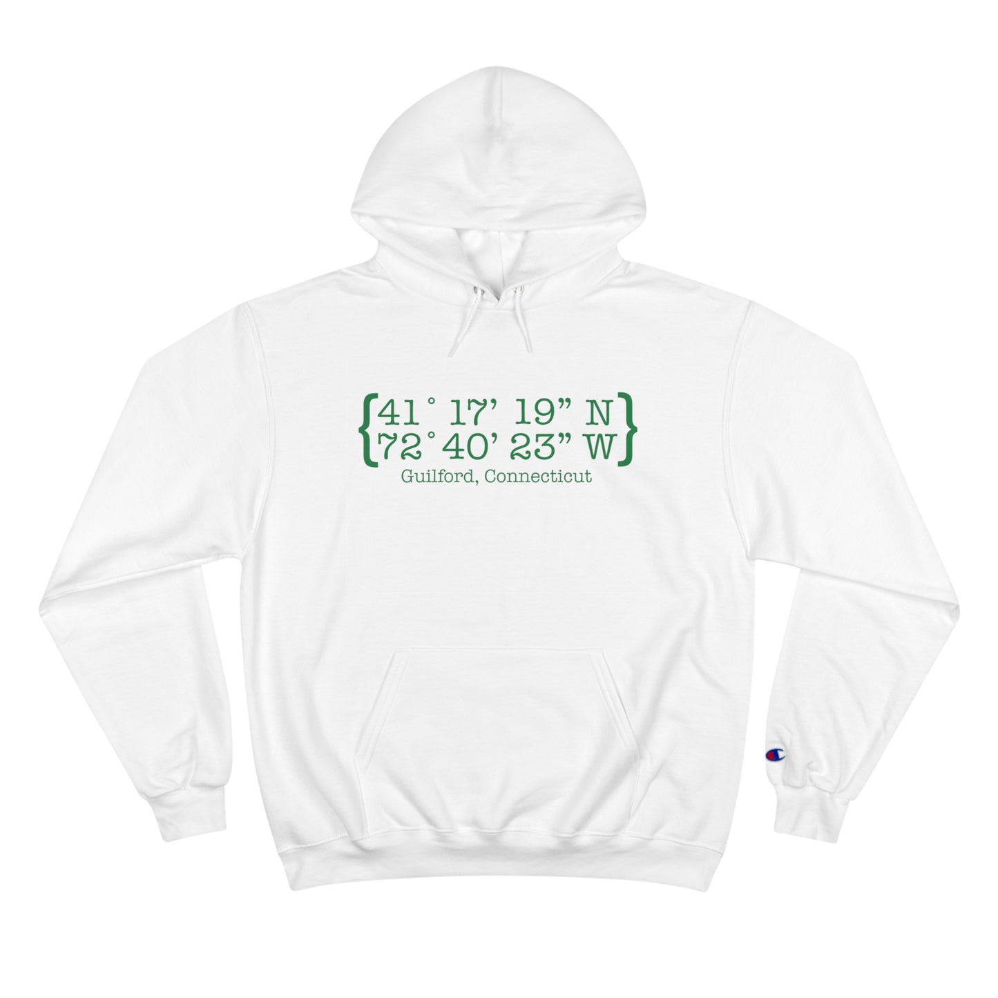 Guilford Coordinates // guilford connecticut champion unisex hoodie sweatshirt // finding connecticut 