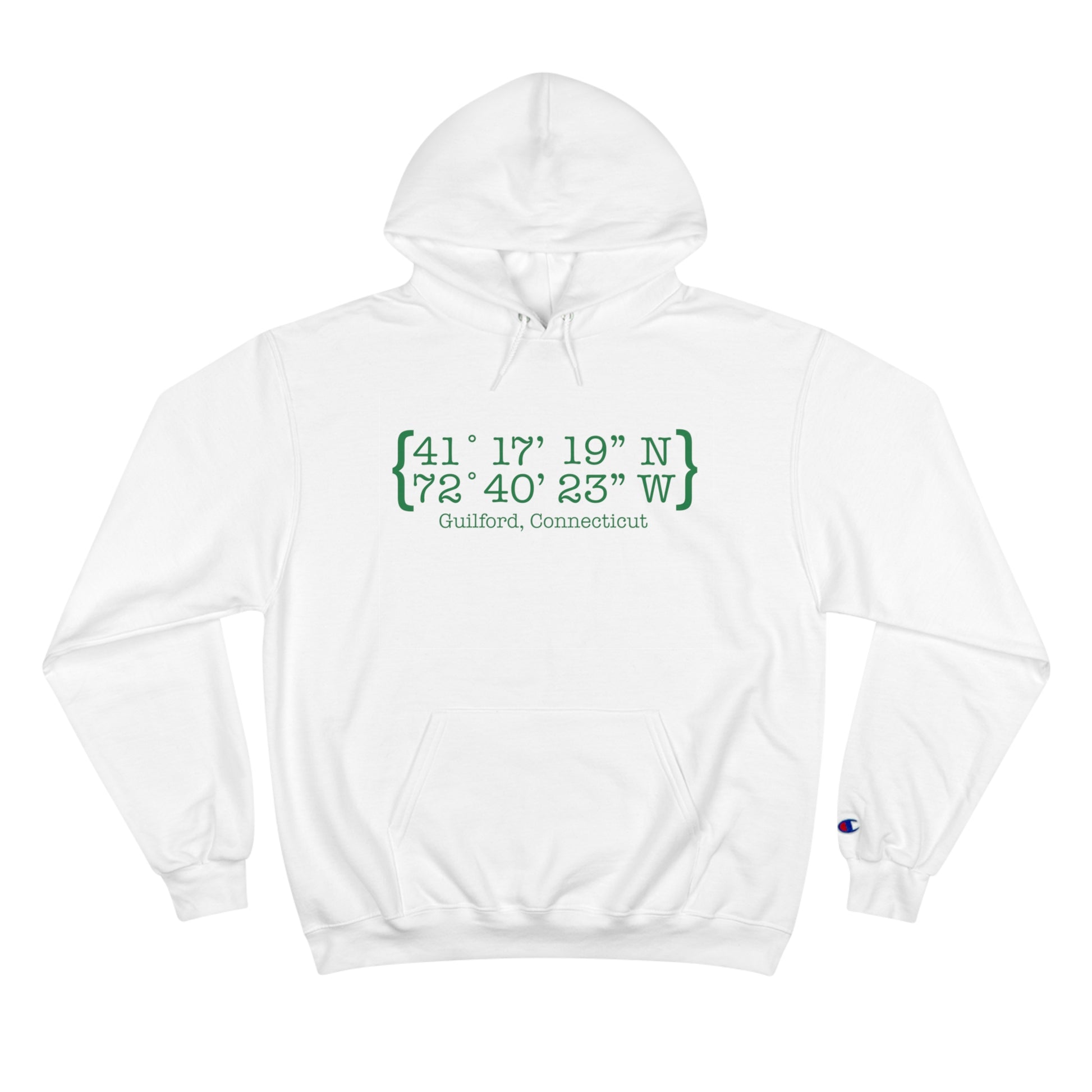 Guilford Coordinates // guilford connecticut champion unisex hoodie sweatshirt // finding connecticut 