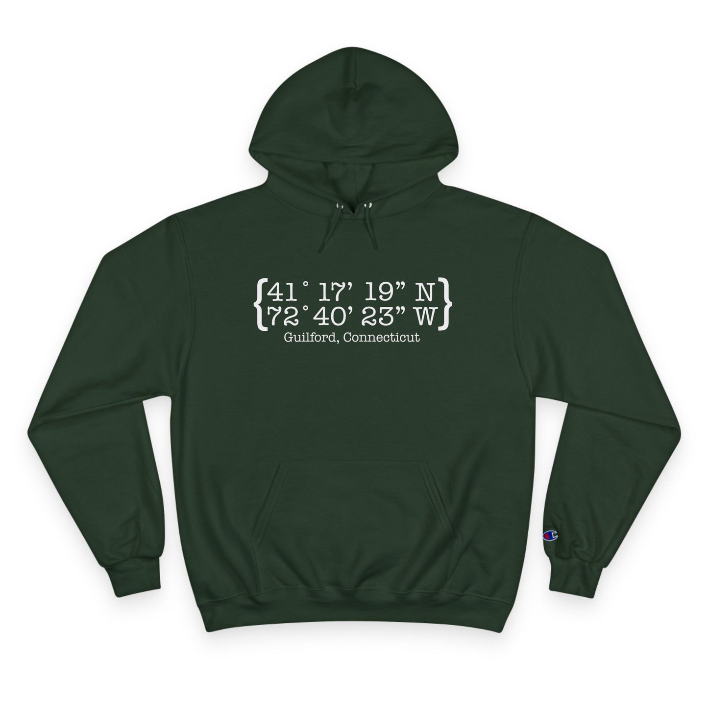 Guilford Coordinates // guilford connecticut unisex champion hoodie sweatshirt  // finding connecticut 