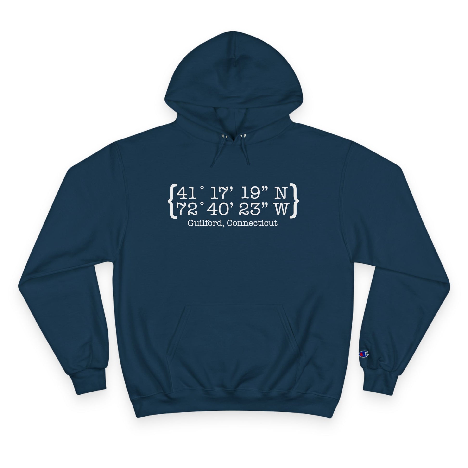 Guilford Coordinates // guilford connecticut unisex champion hoodie sweatshirt  // finding connecticut 