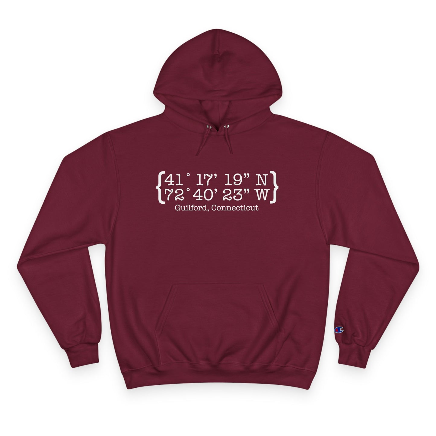 Guilford Coordinates // guilford connecticut unisex champion hoodie sweatshirt  // finding connecticut 