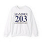 Hamden 203 Connecticut // Hamden Connecticut sweatshirt /// finding connecticut 