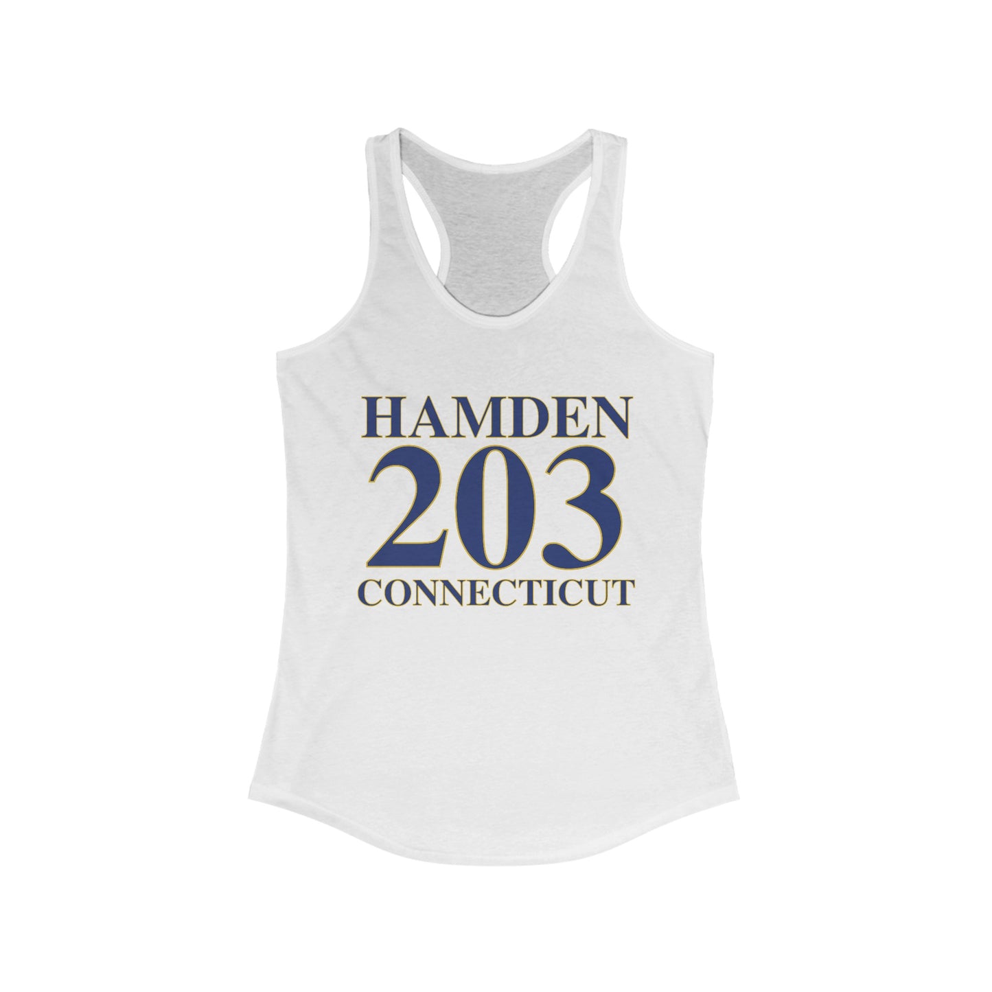 Hamden 203 Connecticut // Hamden Connecticut  women's tank top shirts   /// finding connecticut  