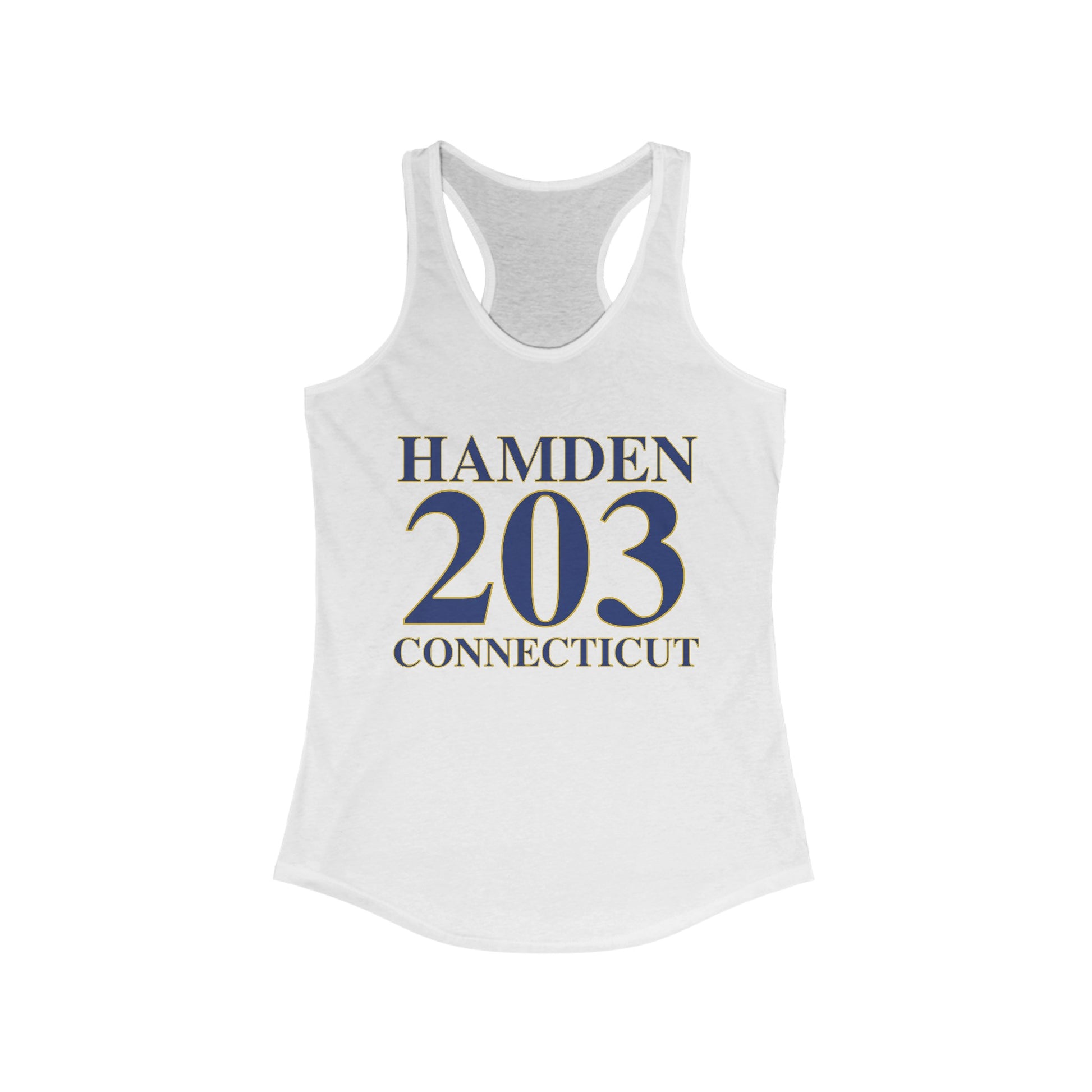 Hamden 203 Connecticut // Hamden Connecticut  women's tank top shirts   /// finding connecticut  