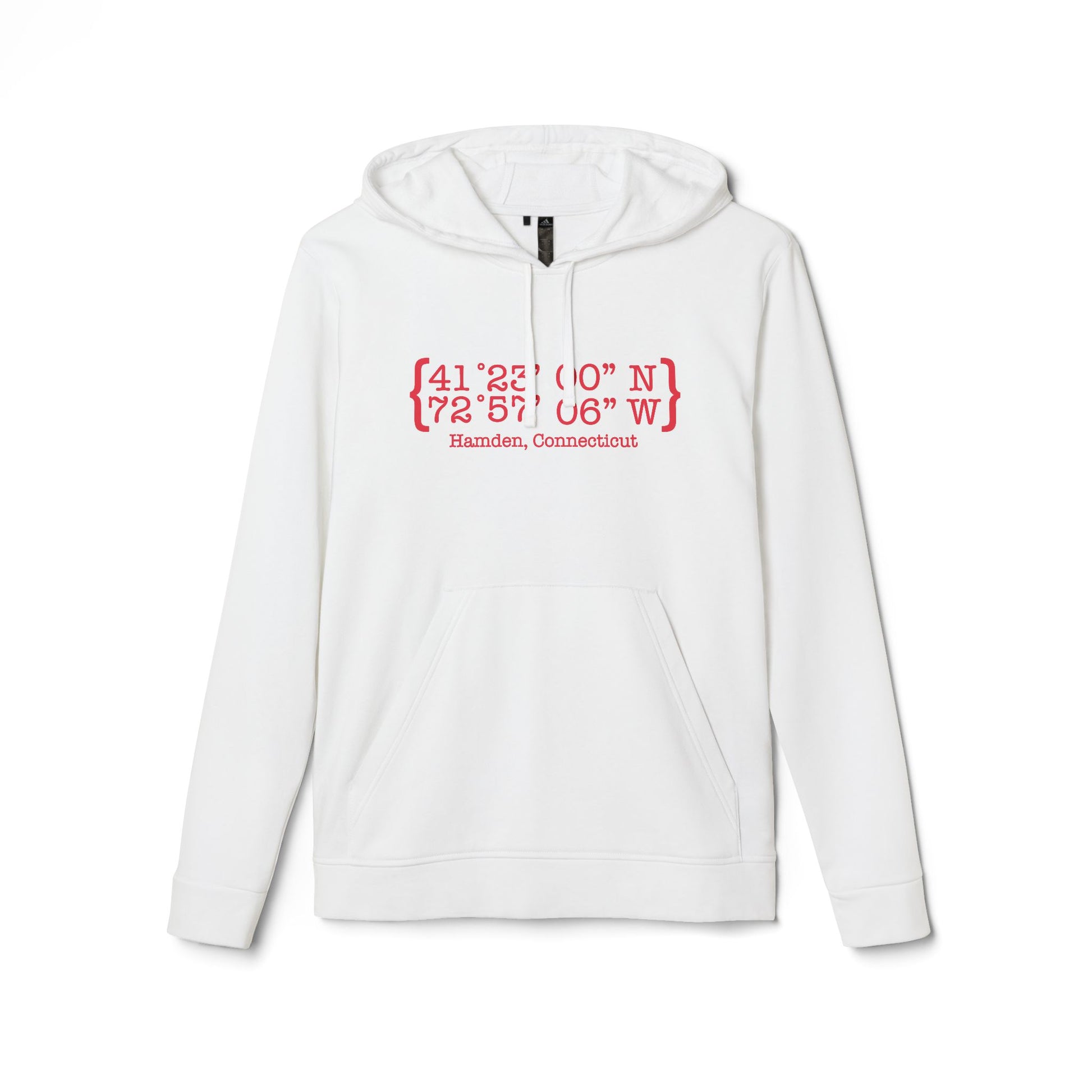 Hamden Coordinates // Hamden CT unisex hoodie sweatshirt   // finding connecticut 