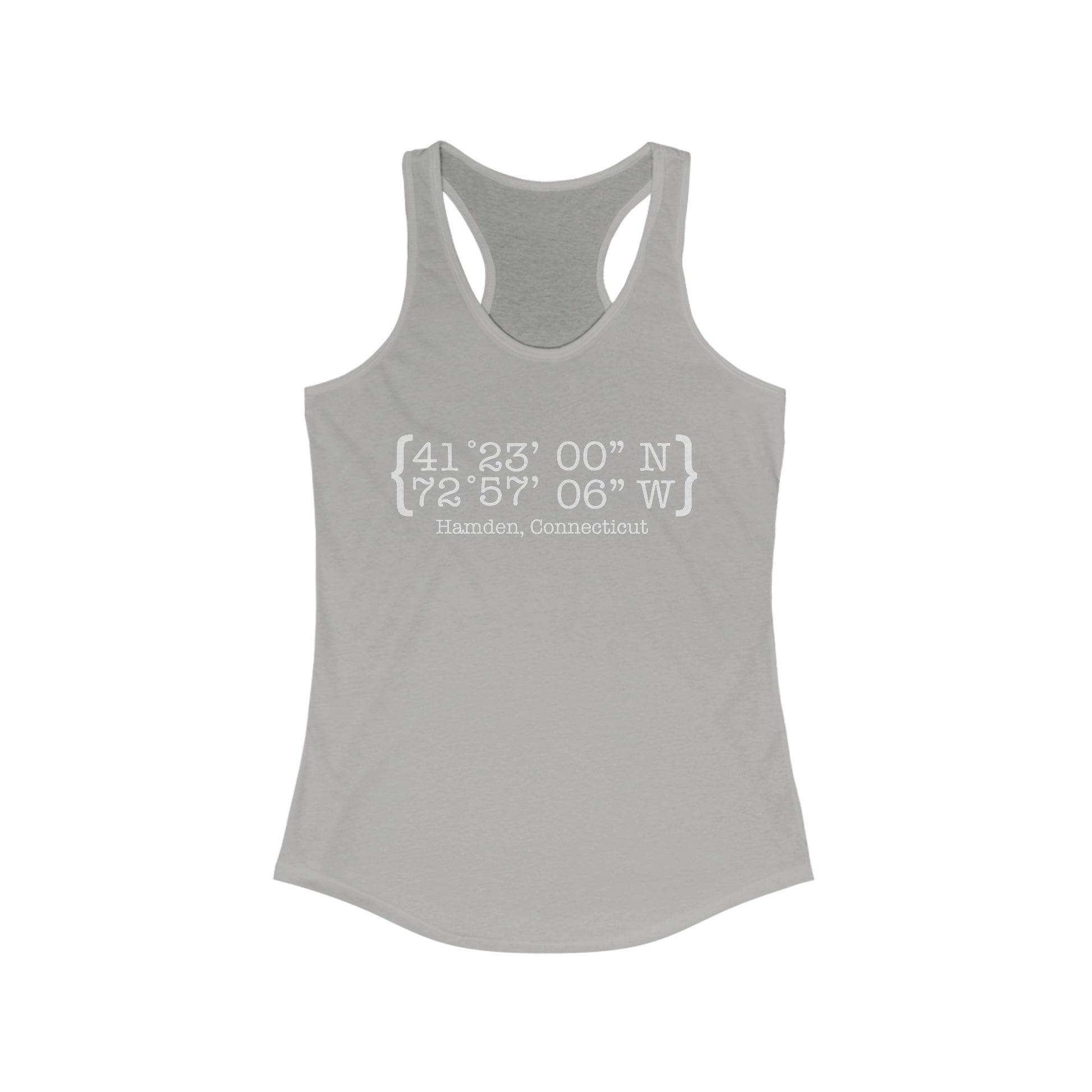 Hamden Coordinates // Hamden CT womens tank top shirt   // finding connecticut 
