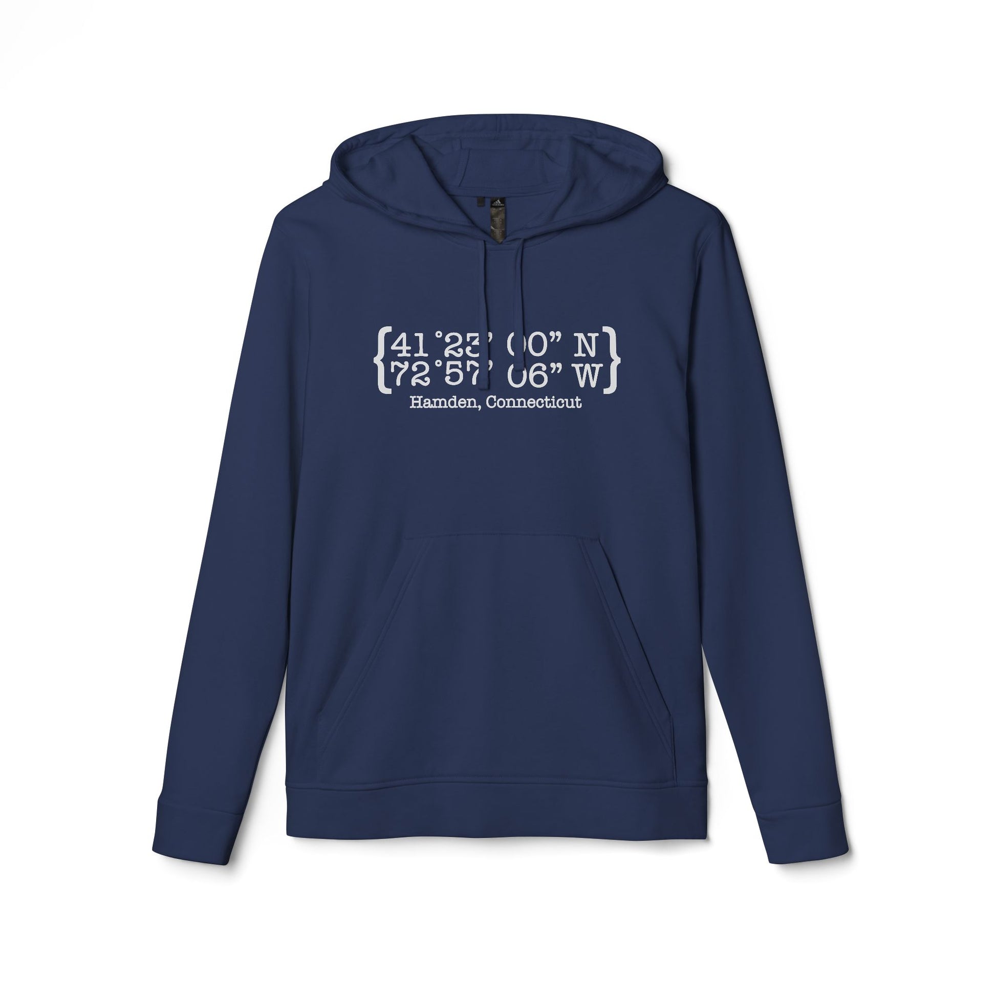 Hamden Coordinates // Hamden Connecticut Adidas hoodie sweatshirt // finding connecticut 