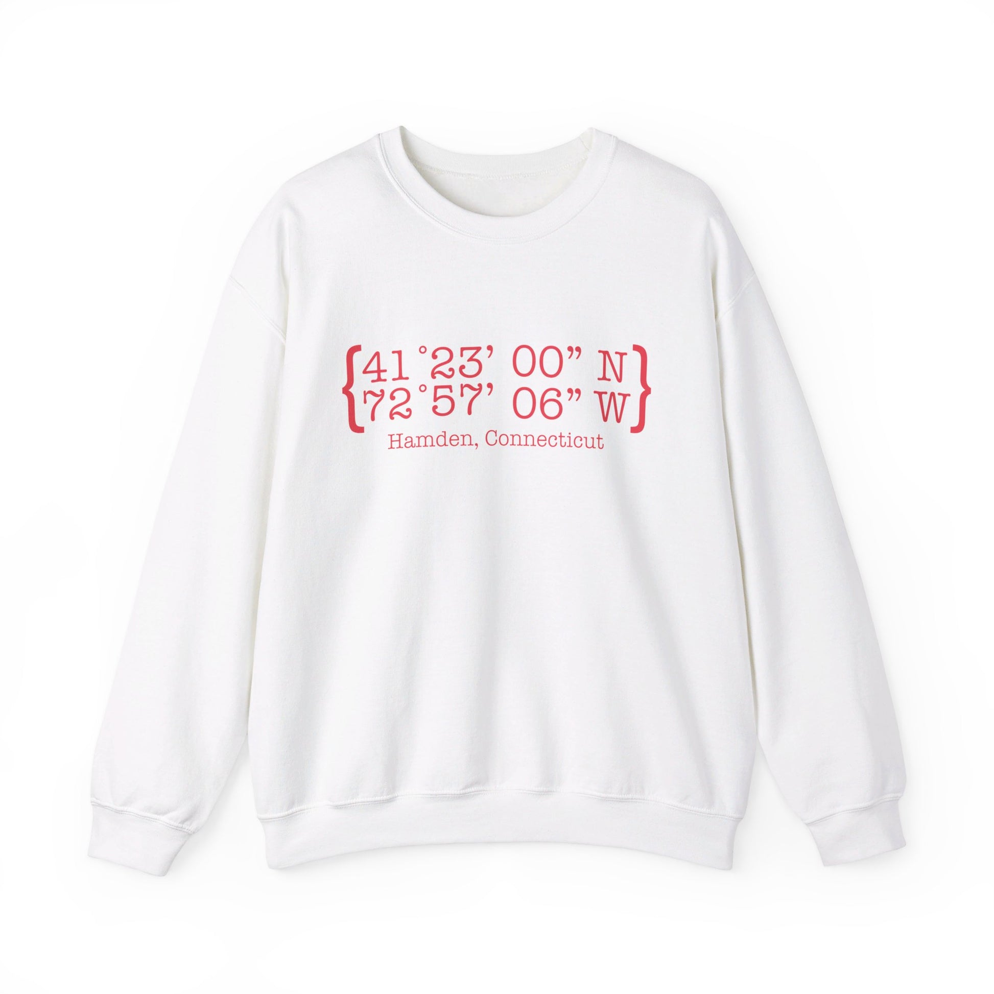 Hamden Coordinates // Hamden Connecticut sweatshirt // finding connecticut 