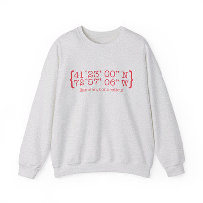 Hamden Coordinates // Hamden Connecticut sweatshirt // finding connecticut 