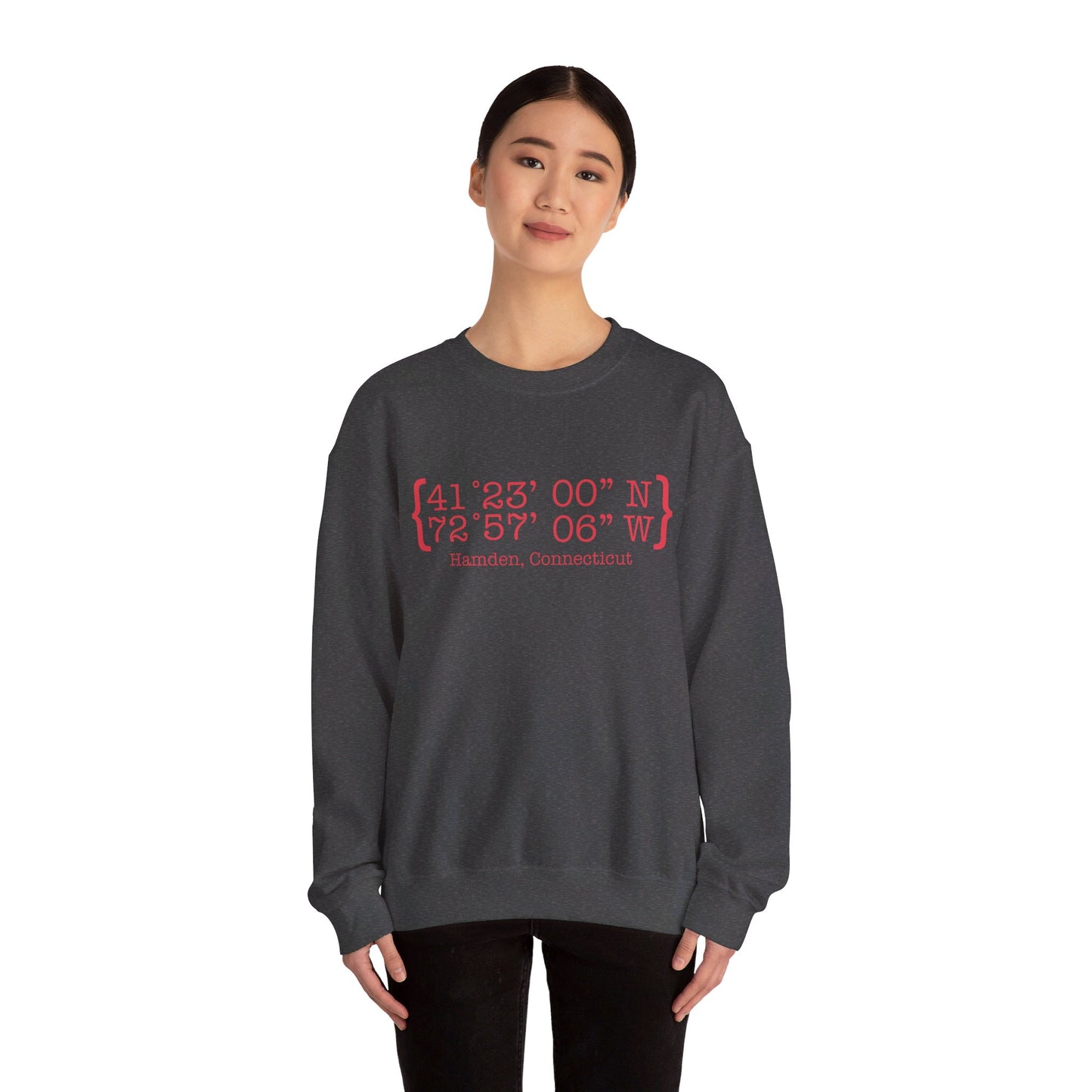 Hamden Coordinates // Hamden Connecticut sweatshirt // finding connecticut 