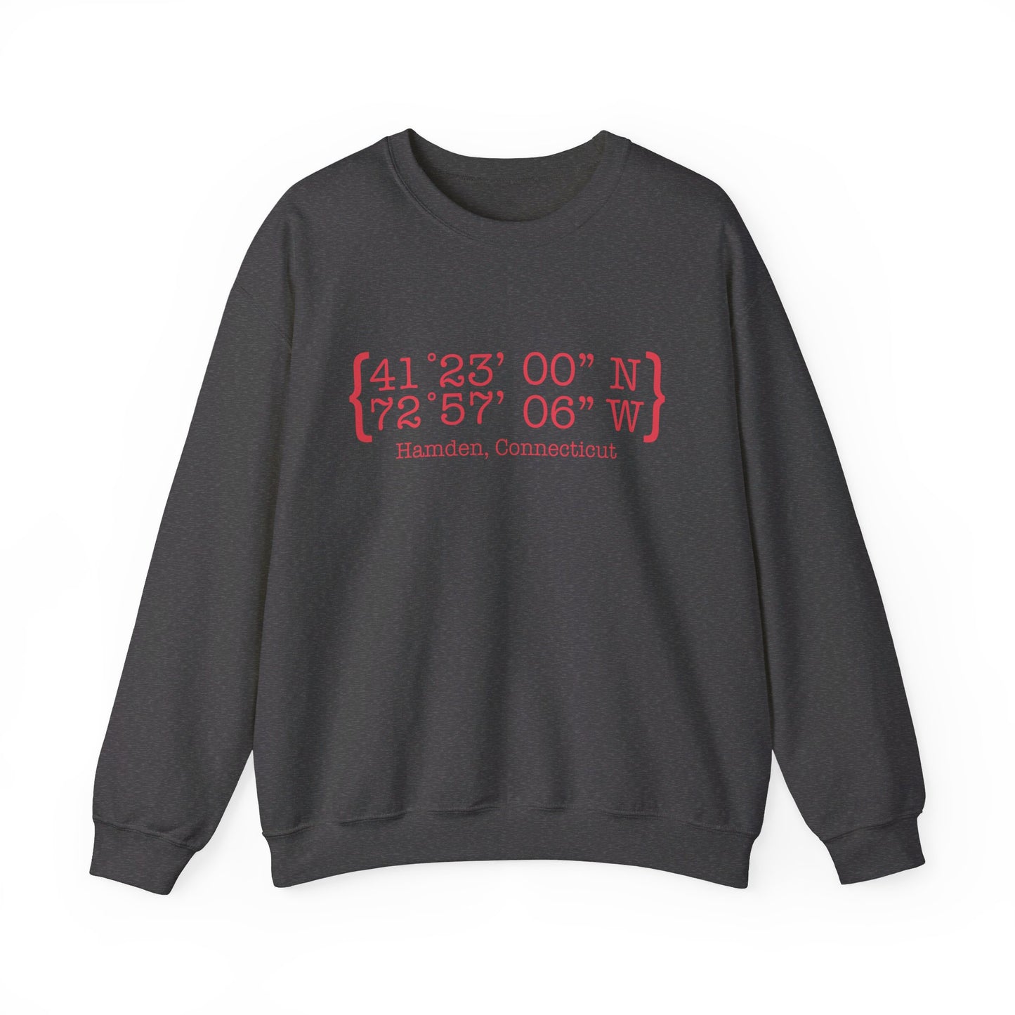 Hamden Coordinates // Hamden Connecticut sweatshirt // finding connecticut 
