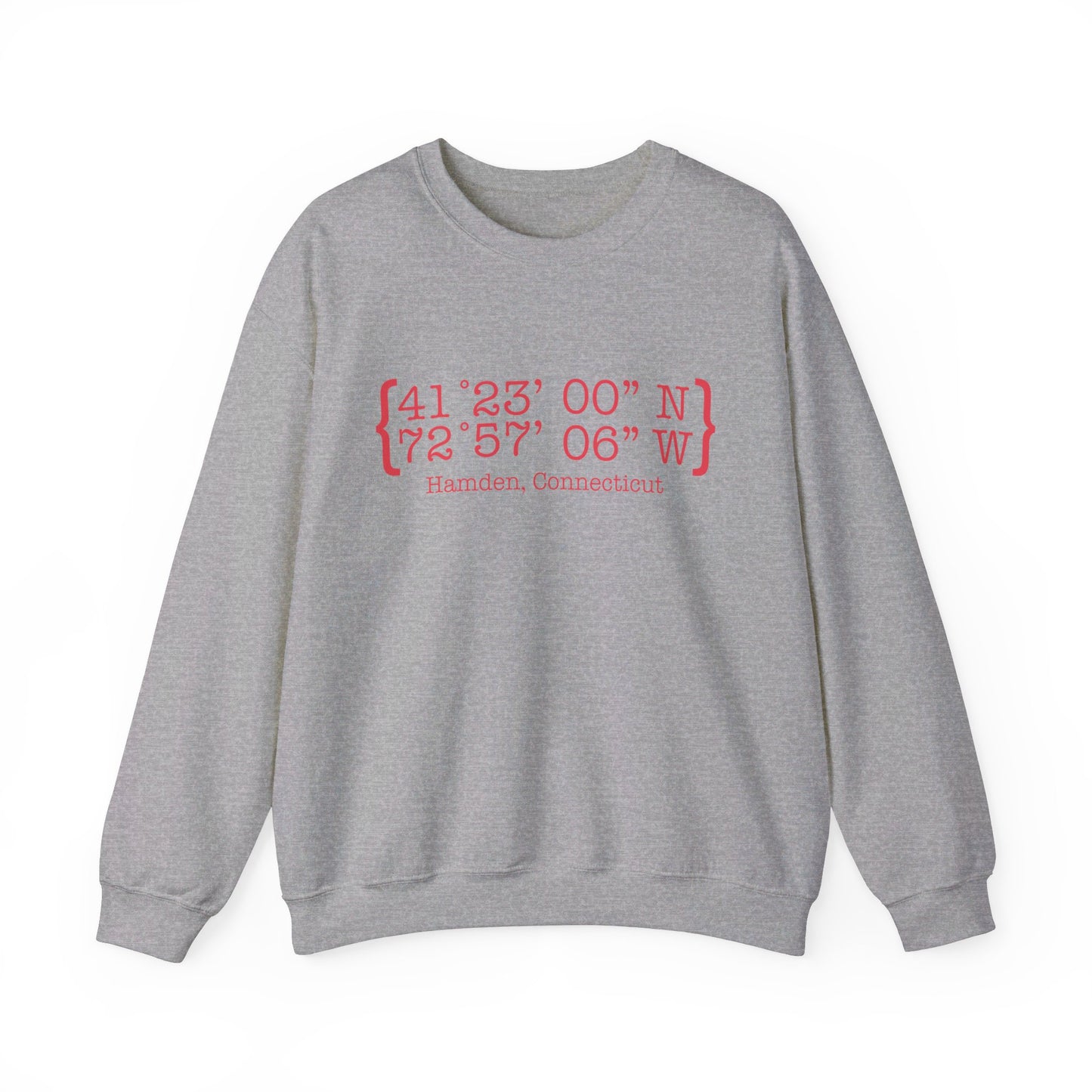Hamden Coordinates // Hamden Connecticut sweatshirt // finding connecticut 