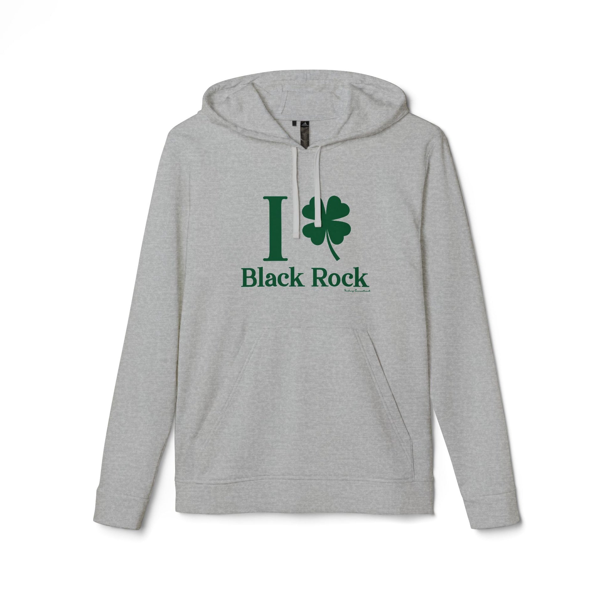 I Clover Black Rock // Black Rock CT unisex adidas hoodie sweatshirts    // finding connecticut 