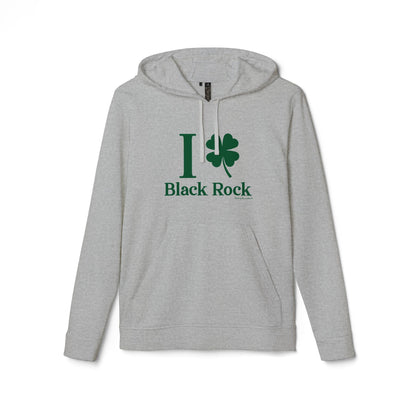 I Clover Black Rock // Black Rock CT unisex adidas hoodie sweatshirts    // finding connecticut 