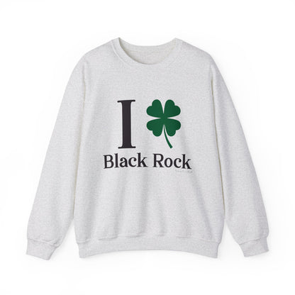 I Clover Black Rock // Black Rock Connecticut unisex  sweatshirt // finding connecticut 