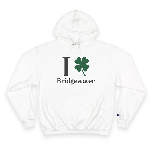 I Clover Bridgewater // Bridgewater CT unisex champion hoodie sweatshirt // finding connecticut 