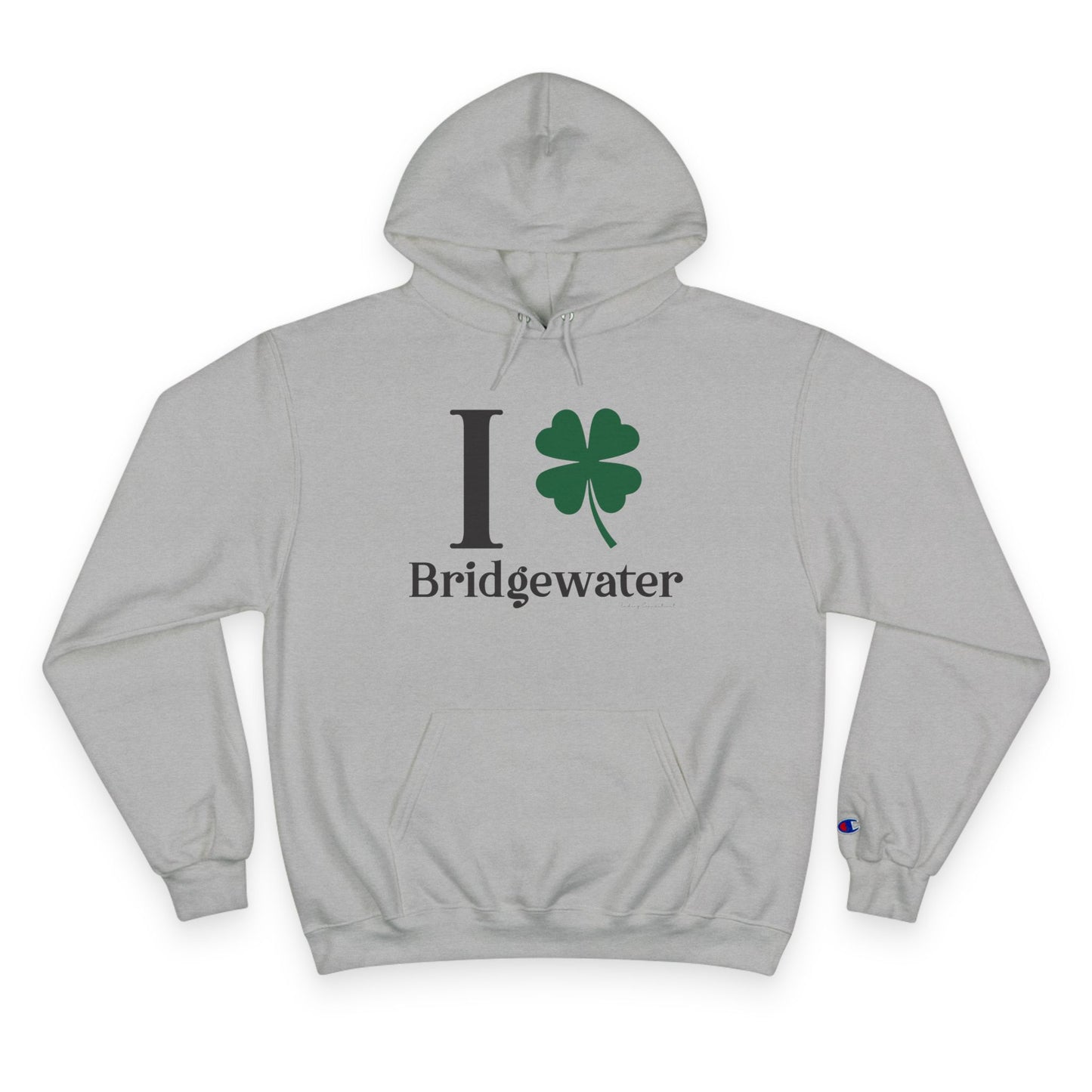 I Clover Bridgewater // Bridgewater CT unisex champion hoodie sweatshirt // finding connecticut 