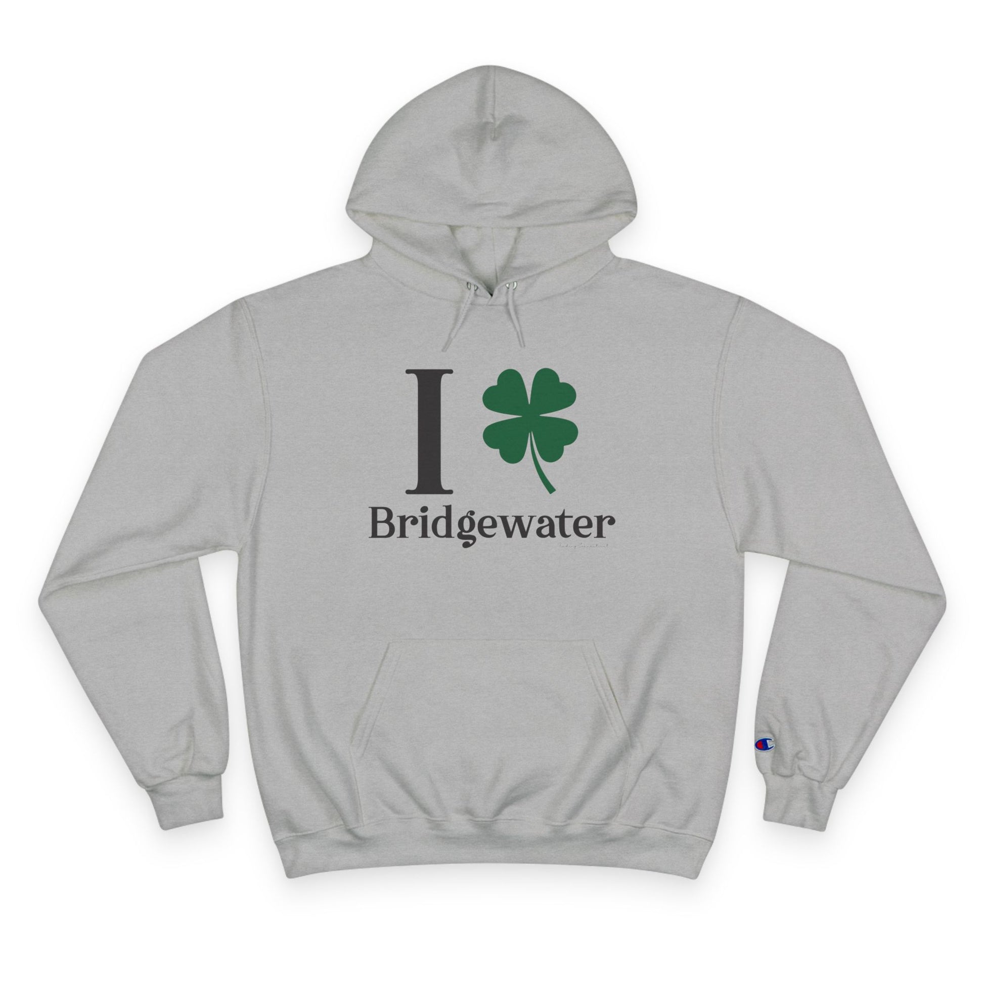 I Clover Bridgewater // Bridgewater CT unisex champion hoodie sweatshirt // finding connecticut 