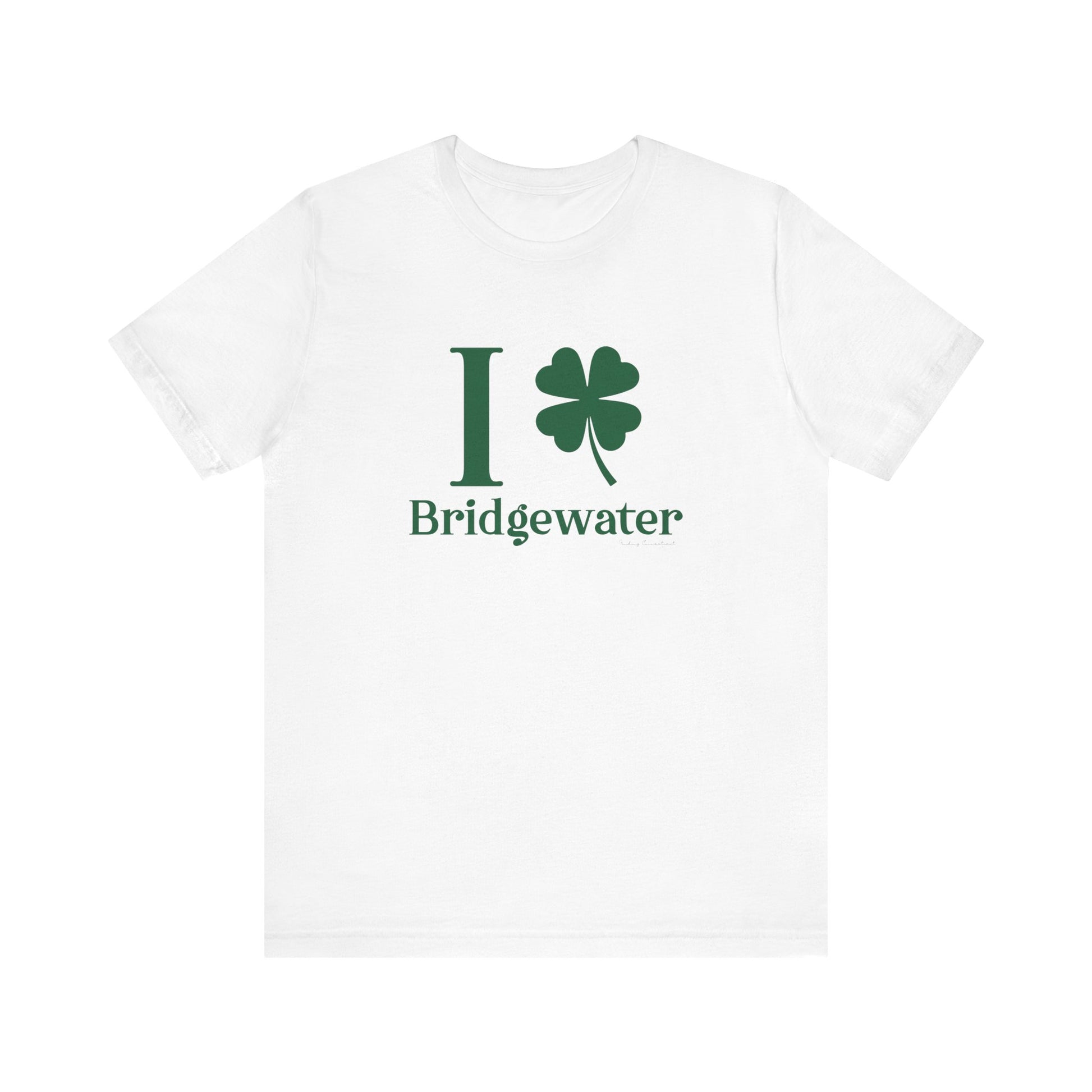 I Clover Bridgewater // Bridgewater Connecticut unisex t shirts // finding connecticut 