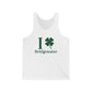 I Clover Bridgewater // Bridgewater Connecticut unisex tank top shirts  // finding connecticut 