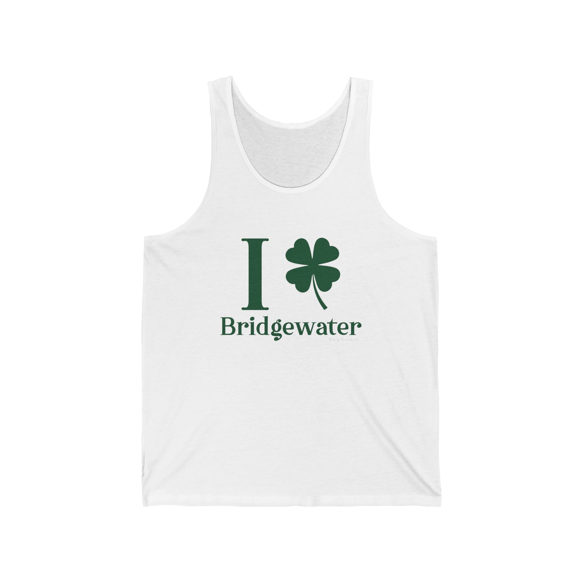 I Clover Bridgewater // Bridgewater Connecticut unisex tank top shirts  // finding connecticut 