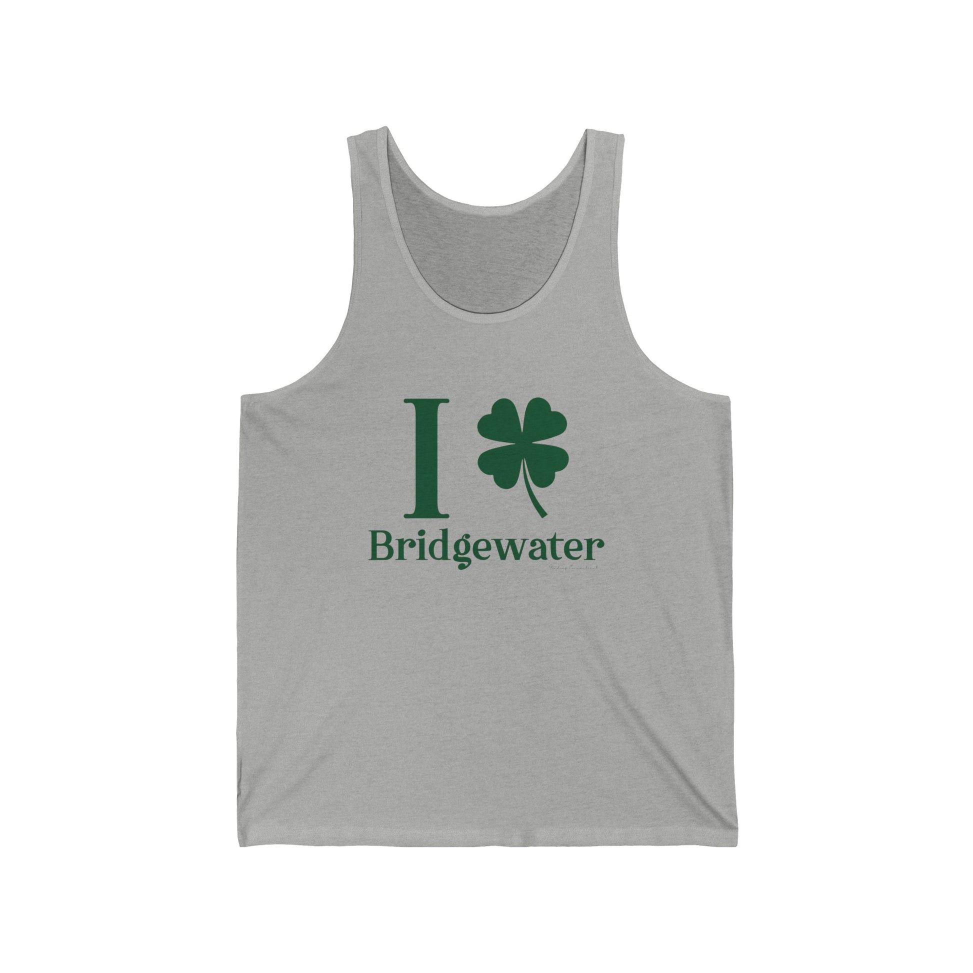 I Clover Bridgewater // Bridgewater Connecticut unisex tank top shirts  // finding connecticut 