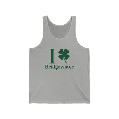 I Clover Bridgewater // Bridgewater Connecticut unisex tank top shirts  // finding connecticut 