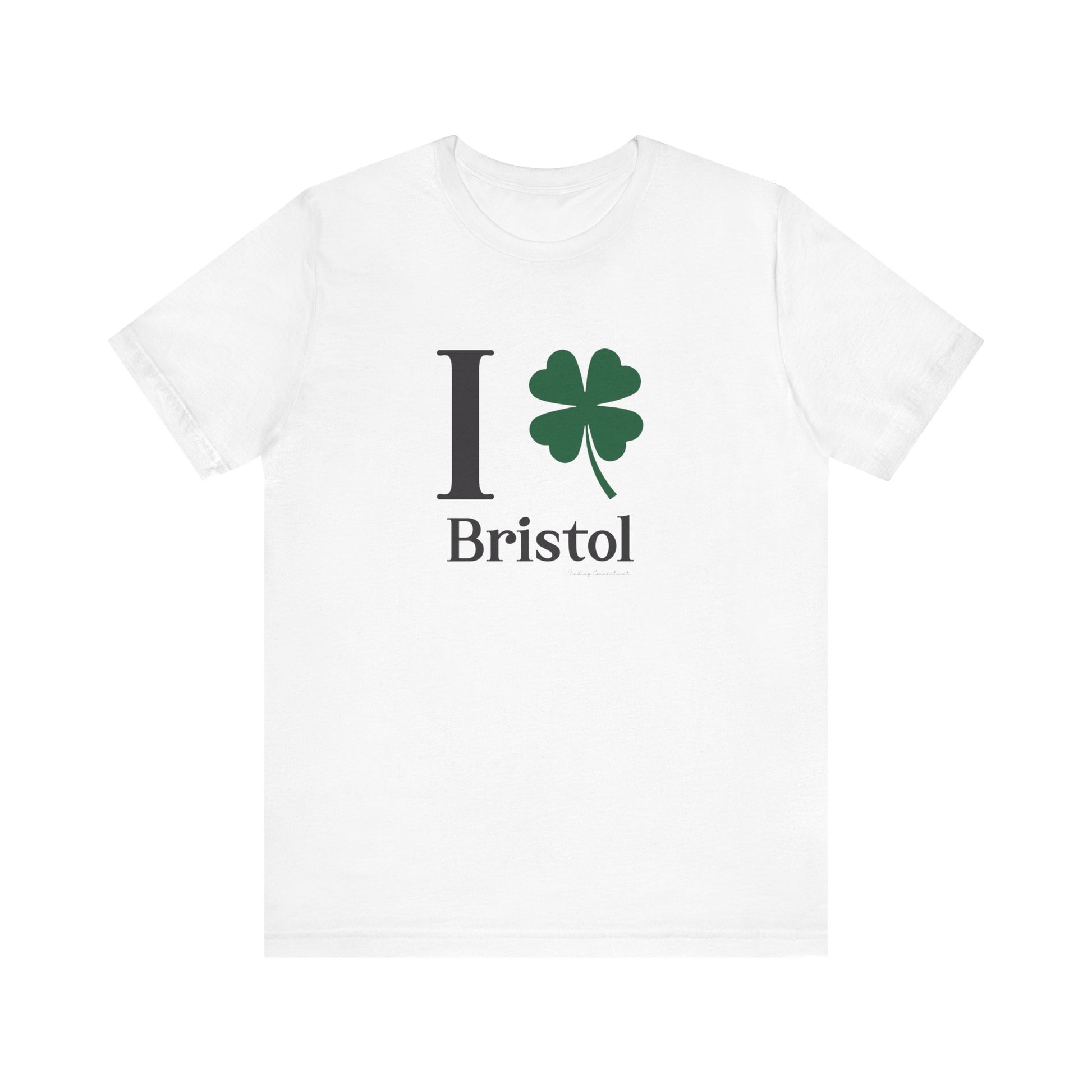 I Clover Bristol // Bristol CT St. Patrick's Day t shirt // finding connecticut 