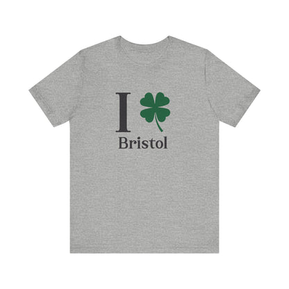 I Clover Bristol // Bristol CT St. Patrick's Day t shirt // finding connecticut 