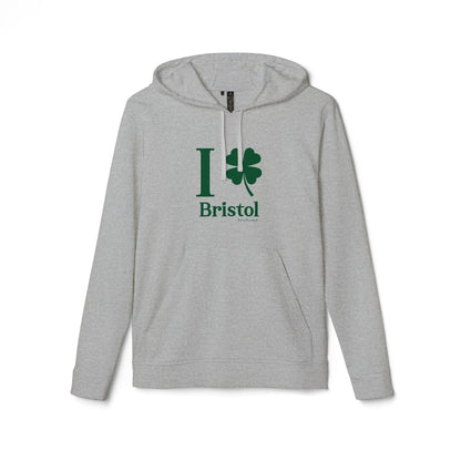 I Clover Bristol // Bristol Connecticut St. Patrick's Day Adidas hoodie sweatshirt  // finding connecticut