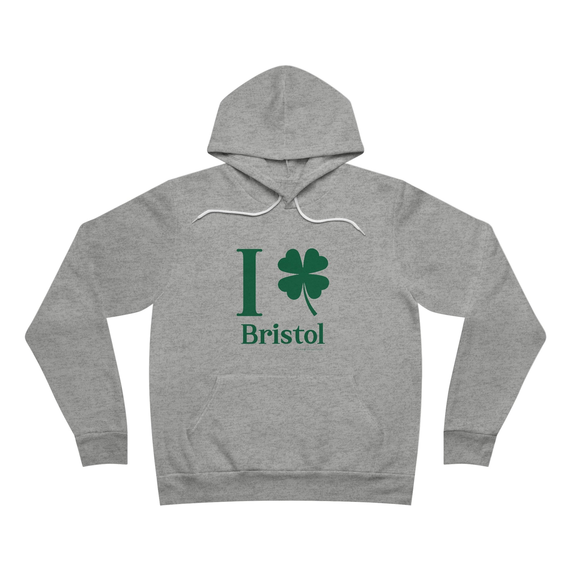 I Clover Bristol // Bristol Connecticut St. Patrick's Day hoodie sweatshirt // finding connecticut