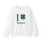 I Clover Bristol // Bristol Connecticut St. Patrick's Day  sweatshirt  // finding connecticut