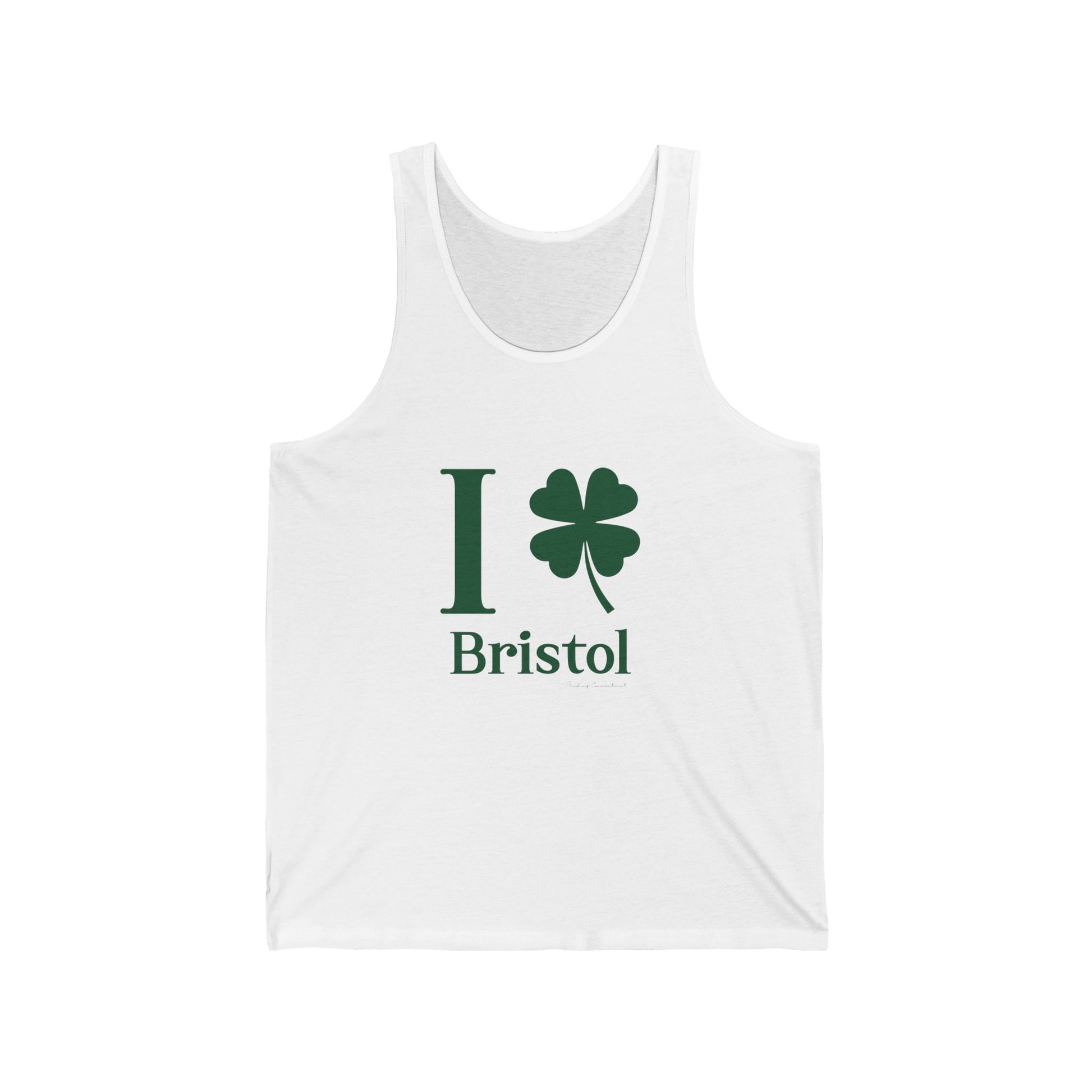 I Clover Bristol // Bristol Connecticut St. Patrick's Day  tank top shirt // finding connecticut
