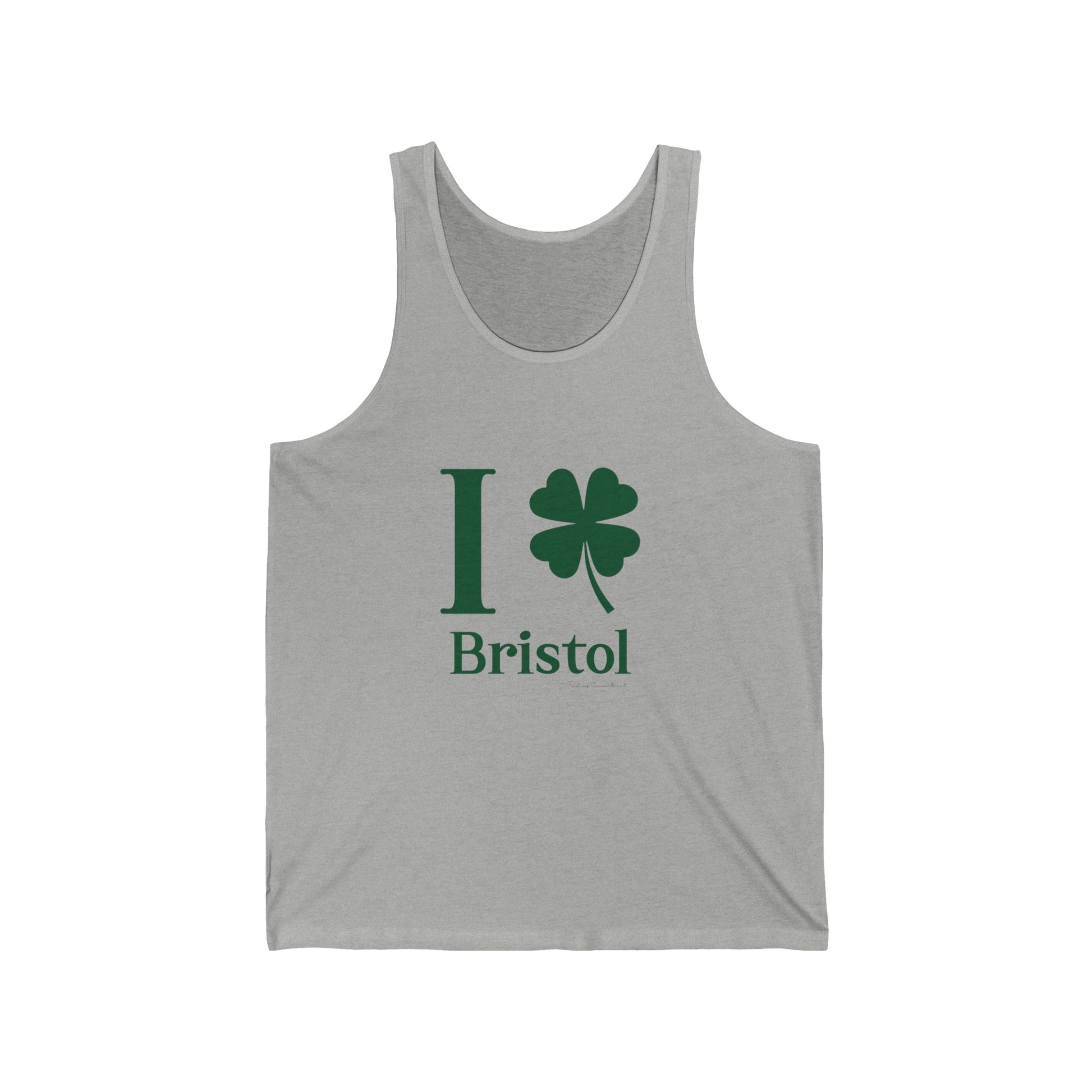 I Clover Bristol // Bristol Connecticut St. Patrick's Day  tank top shirt // finding connecticut