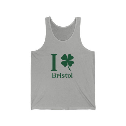 I Clover Bristol // Bristol Connecticut St. Patrick's Day  tank top shirt // finding connecticut