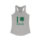 I Clover Bristol // Bristol Connecticut St. Patrick's Day womens tank top shirt  // finding connecticut