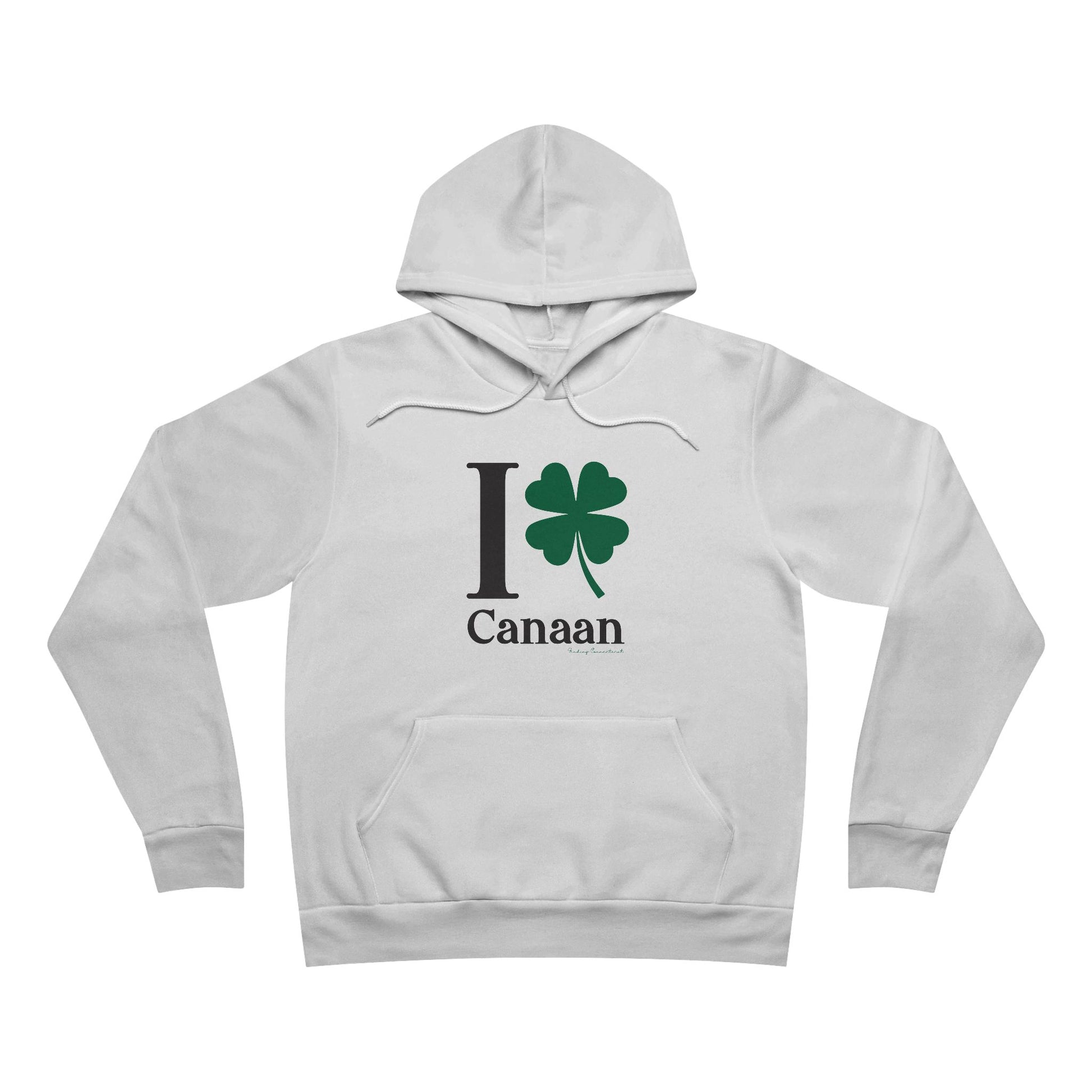 I Clover Canaan // Canaan CT unisex hoodies sweatshirts // finding connecticut 