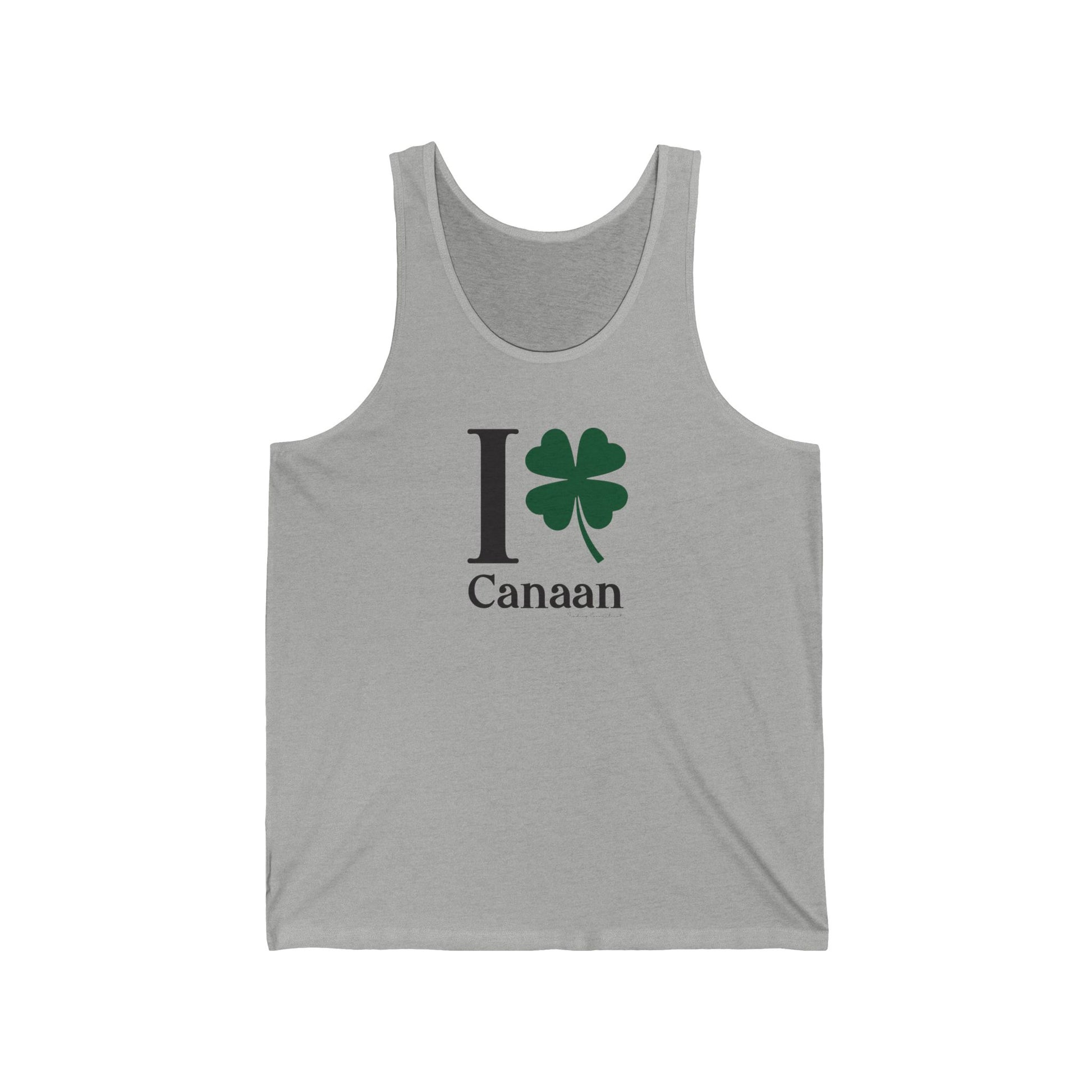 I Clover Canaan Unisex Jersey Tank Top – Finding Connecticut Shop