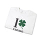 I Clover Canaan // Canaan CT unisex sweatshirts // finding connecticut 