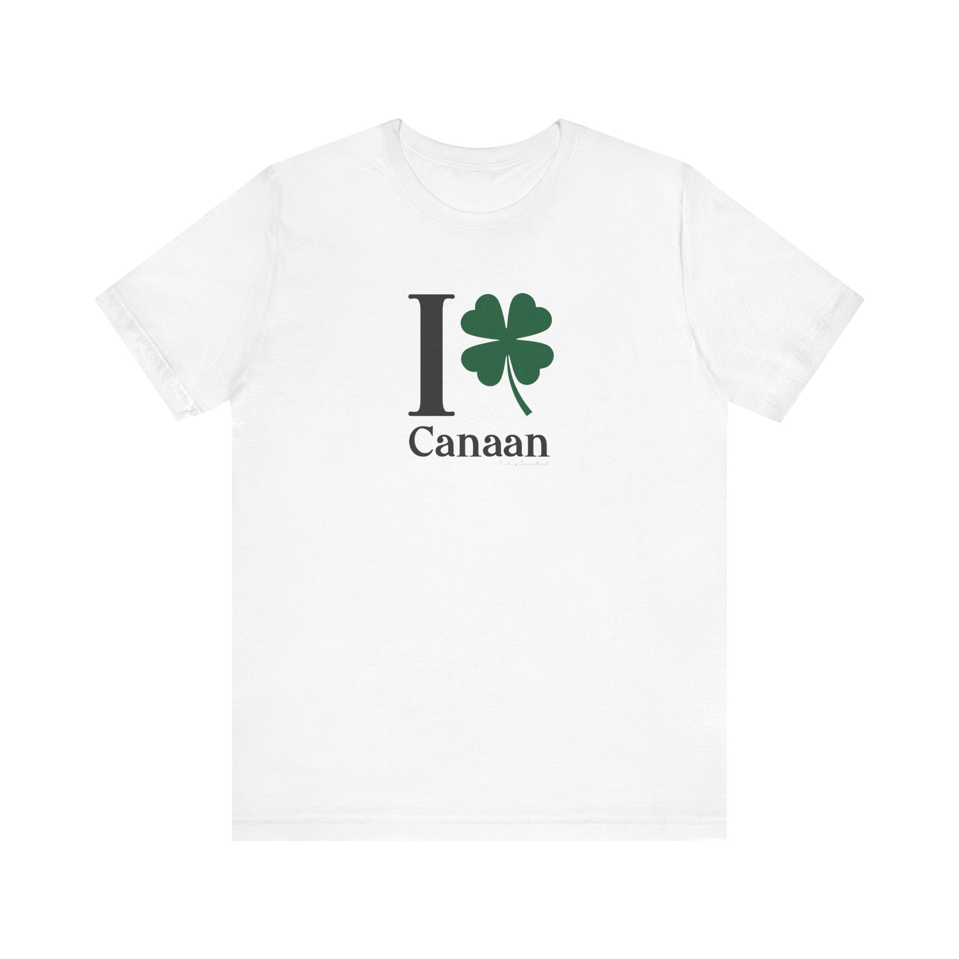 I Clover Canaan // Canaan CT unisex t shirts // finding connecticut 