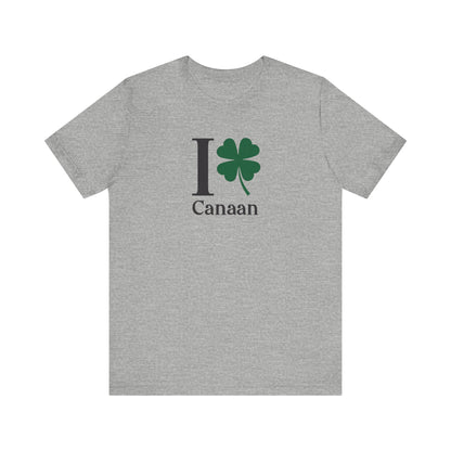 I Clover Canaan // Canaan CT unisex t shirts // finding connecticut 